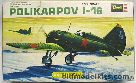 Revell 1/72 Polikarpov I-16 - Great Britain Issue, H635 plastic model kit